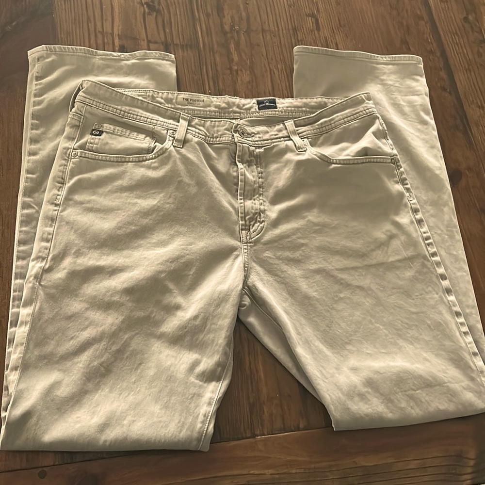 AG “The Protege” Khaki Jeans 36x34
